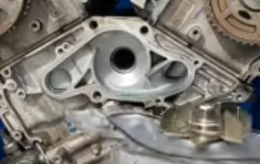 Honda V6 water pump location after removal